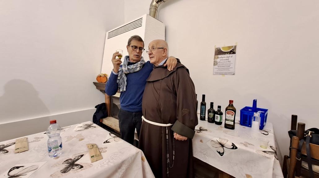 L'olio nuovo in degustazione a Orsogna, presso il convento francescano SS. Annunziata